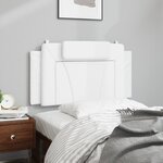 vidaXL Coussin de tête de lit Viana blanc 100 cm similicuir