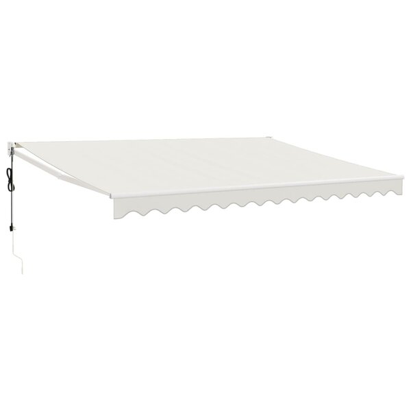 vidaXL Auvent rétractable automatique crème 4x3 m