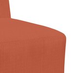 vidaXL Unité de Sofa Modulaire Sans Accoudoirs 2 Pièces Orange