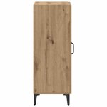 vidaXL Buffet chêne artisanal 34 5 x 34 x 90 cm Bois d'ingénierie