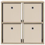 vidaXL Buffet Chêne Sonoma 59 5 x 27 x 57 cm
