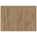 vidaXL Buffets 2 Pièces Chêne artisanal 60x31x84 cm Bois d'ingénierie