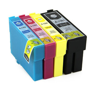 Pack de 4 cartouches compatibles T13 pour imprimantes Epson