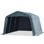 Vidaxl tente amovible pour bétail pvc 550 g/m² 3 3 x 4 8 m vert foncé
