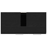 vidaXL Armoire d'évier chêne noir 63x30x54 cm Bois d'ingénierie