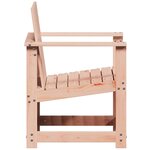 vidaXL Chaise de jardin 62x56x77 cm bois massif de douglas
