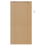 vidaXL Stores et Occultants Marron Clair 110 x 220 cm Bambou