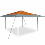 vidaXL Tente à auvent pop-up Orange 400 x 400 cm tissu