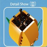 Mould King 24012 - Ensemble de construction artificielle en forme de bourgeon de tulipe