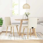vidaXL Chaises à manger lot de 2 Lin