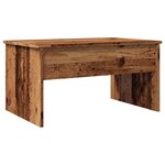 vidaXL Table basse vieux bois 80x50 5x41 5 cm bois d'ingénierie