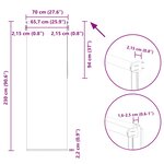 vidaXL Store enrouleur occultant largeur du tissu 65 7 cm polyester