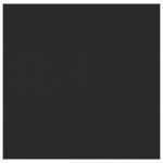 vidaXL Tables de chevet 2 Pièces Noir 30 5x30x30 cm Bois d'ingénierie