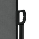 vidaXL Auvent latéral rétractable anthracite 160x1000 cm