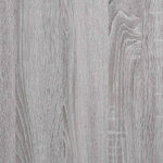 vidaXL Table basse sonoma gris 80x80x36 5 cm bois d'ingénierie