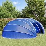 vidaXL Dôme de tente de piscine Bleu 640 x 432 x 205 cm