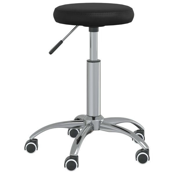 vidaXL Chaise de salle à manger Noir Similicuir
