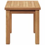 vidaXL Table basse Marron 50 x 35 x 36 cm Bois de teck massif