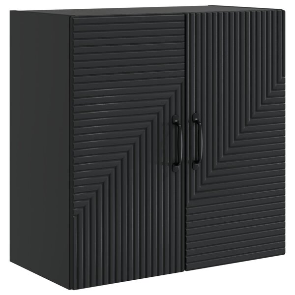 vidaXL Armoire Murale Noir 59 x 31 x 60 cm Bois d'ingénierie