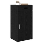 vidaXL Buffet Chêne noir 45 x 42 5 x 93 cm Bois d'ingénierie