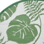 vidaXL Tapis d'extérieur vert Ø200 cm PP