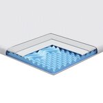 vidaXL Coussins de Matelas Blanc 70 x 200 cm