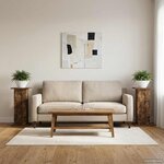 vidaXL Support de Plante 2 pc Chêne fumé 30 5 x 30 x 60 5 cm