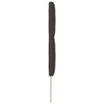 vidaXL Tête de lit avec des lumières à LED Marron 180 cm tissu
