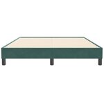 vidaXL Sommier à lattes de lit sans matelas 160x210 cm velours