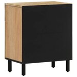 vidaXL Table de chevet 50x33x60 cm bois de manguier massif