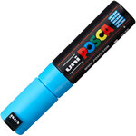 Marqueur Posca Bleu clair PC8K Pointe large biseautée