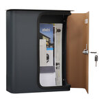 Profirst ziefen boîte aux lettres anthracite aspect bois