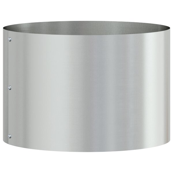vidaXL Pot en Métal Galvanisé Galvanisé Métal Galvanisé 30 cm de diamètre
