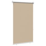 vidaXL Store roulant extérieur protection UV Beige Polyester