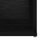 vidaXL Meuble TV 3 Pièces Chêne noir 37 x 35 x 107.5 cm Bois stratifié