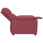 vidaXL Fauteuil inclinable Rouge bordeaux Tissu