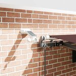 vidaXL Auvent rétractable automatique avec LED bordeaux 450x300 cm