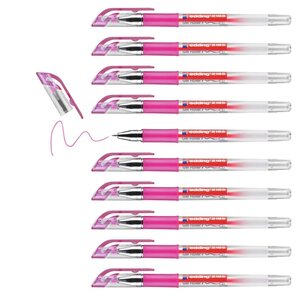 Roller à Encre Gel Grip 2185 Rose 0 7 mm x 10 EDDING