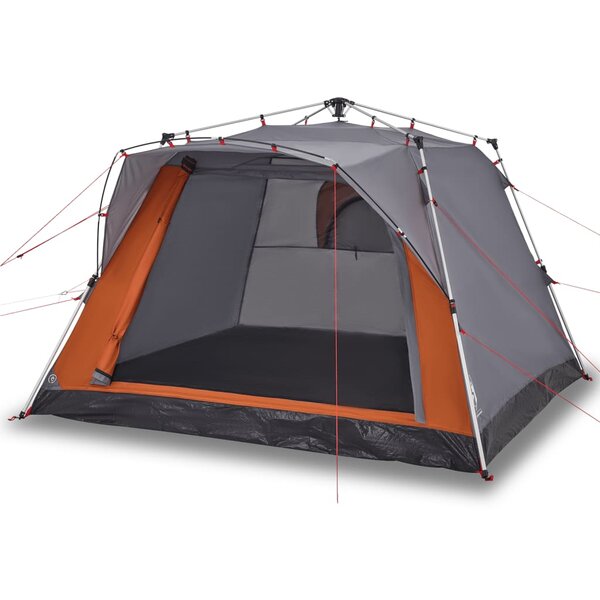 vidaXL Tente de camping cabine 4 personnes libération rapide