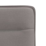 vidaXL Chaises à manger lot de 4 taupe tissu