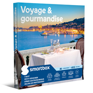SMARTBOX - Coffret Cadeau Voyage & gourmandise - Séjour