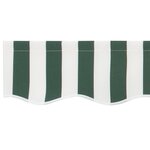 vidaXL Tissu de remplacement pour auvent pour cadre 3x2.5 m vert et blanc