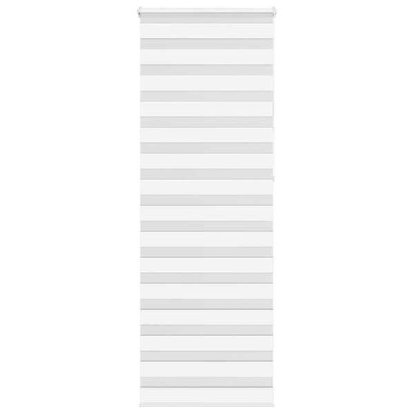 vidaXL Store zèbre blanc 80x230 cm largeur du tissu 75 9 cm polyester
