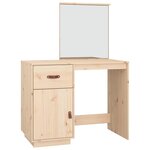 vidaXL Coiffeuse 95x50x134 cm Bois de pin massif