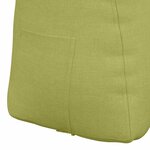 vidaXL Coussin de Dos Vert clair 80 x 24 x 50 cm tissu