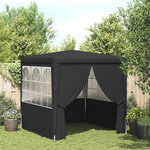 vidaXL Tente de réception avec parois 2 5x2 5 m Anthracite 90 g/m²