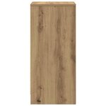 vidaXL Buffet chêne artisanal 29 5x34x76 cm bois d'ingénierie