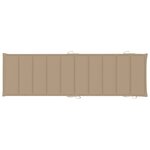 vidaXL Chaises longues lot de 2 avec coussins Bois d'acacia solide