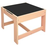 vidaXL Table pour enfants avec 2 chaises MDF