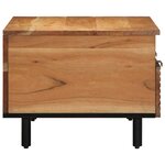 vidaXL Table basse Marron 80 x 54 x 40 cm Bois d'acacia massif